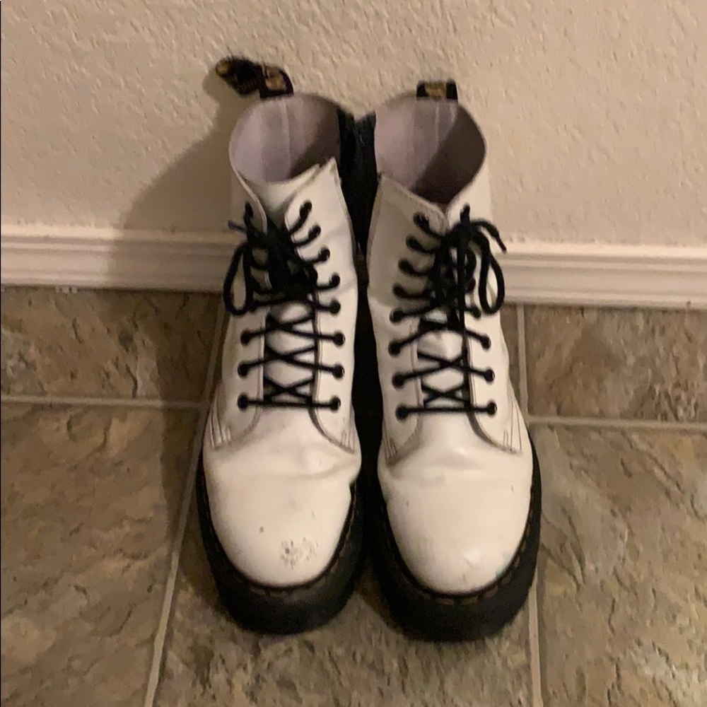 Dr. Martens white boot